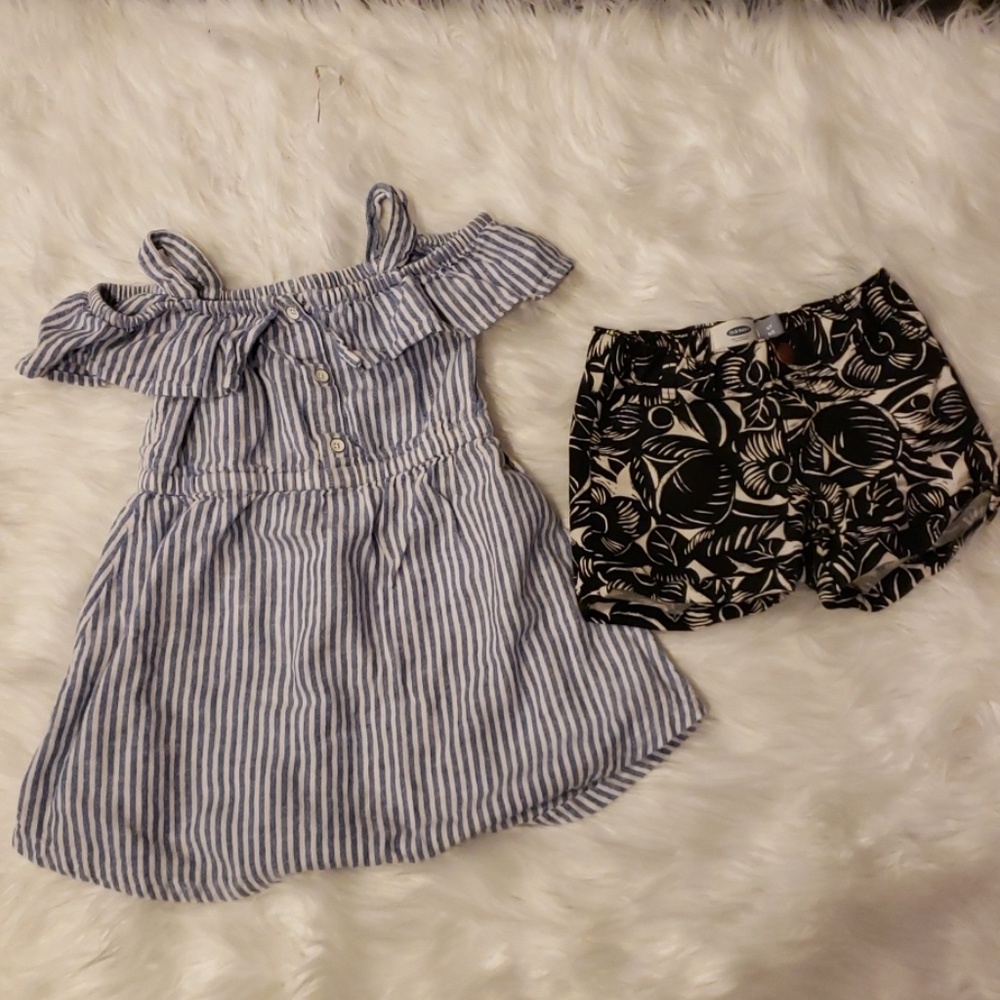 Dress and shorts
